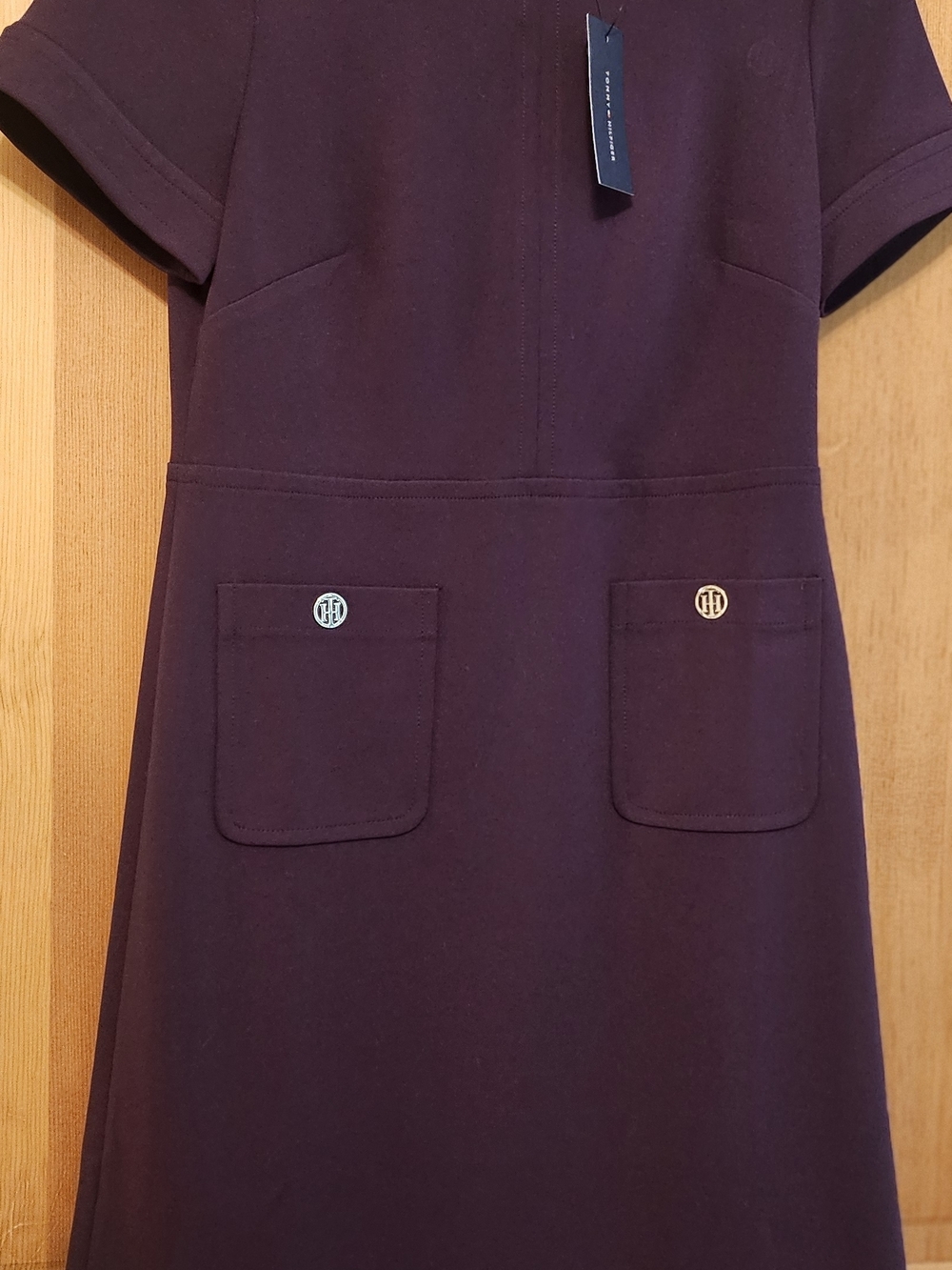 Tommy Hilfiger Plum Dress Size 6 - Deep Purple